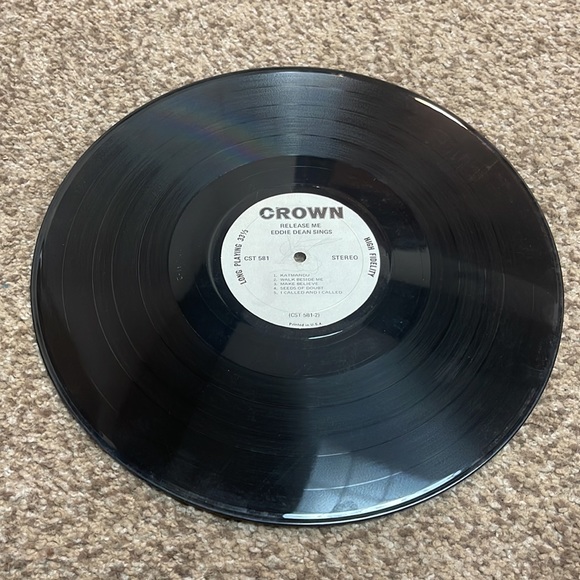 Eddie Dean Sings Release Me Vintage vinyl LP record - Picture 3 of 6